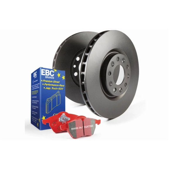 Ebc Brakes S12kr1355 S12 Kits Redstuff And Rk Rotors Fits select: 2002-2014,2016-2023 NISSAN MAXIMA