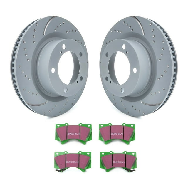 Ebc Brakes S3kf1191 S3 Kits Greenstuff 6000 And Gd Rotors Truck/Suv Fits select: 2007-2021 TOYOTA TUNDRA, 2008-2022 TOYOTA SEQUOIA
