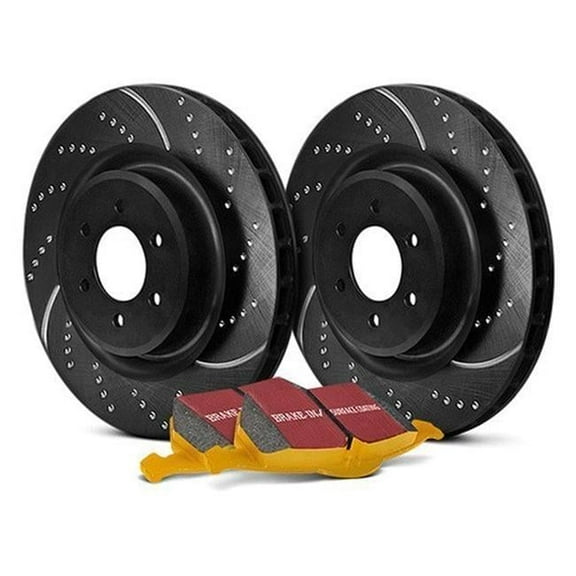 Ebc Brakes S5kf1799 S5 Kits Yellowstuff And Gd Rotors Fits select: 2015-2019 VOLKSWAGEN GTI, 2020-2022 VOLKSWAGEN PASSAT