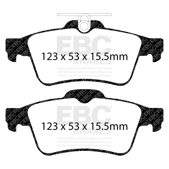 Ebc Brakes S5kr1439 S5 Kits Yellowstuff And Gd Rotors Fits 11 18 Focus Fits select: 2011-2018 FORD FOCUS