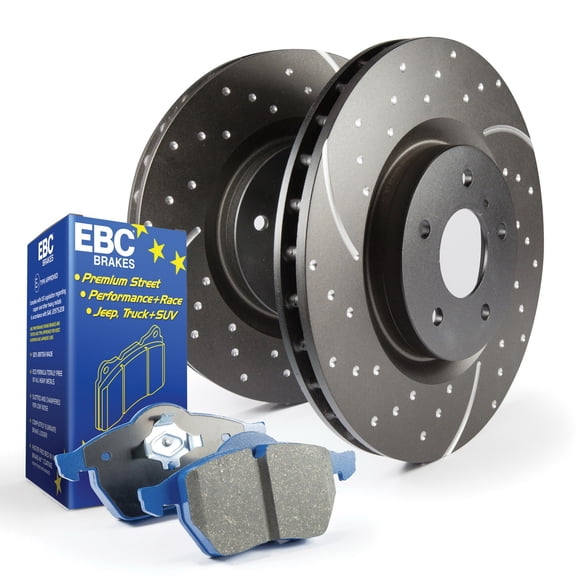 Ebc Brakes S6kf1092 S6 Kits Bluestuff And Gd Rotors Fits 05 17 Fits/For Impreza Fits select: 2005-2014 SUBARU IMPREZA, 2015-2017 SUBARU WRX