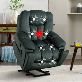 Bowery Hill Modern Bonded Faux Leather Recliner Club Chair in Black Walmart