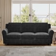thumbnail image 1 of Ebello Modern Sofa Couch, 3-Seater Upholstered Couches with Thick Cushions for Living Room and Bedroom, Black, 1 of 7