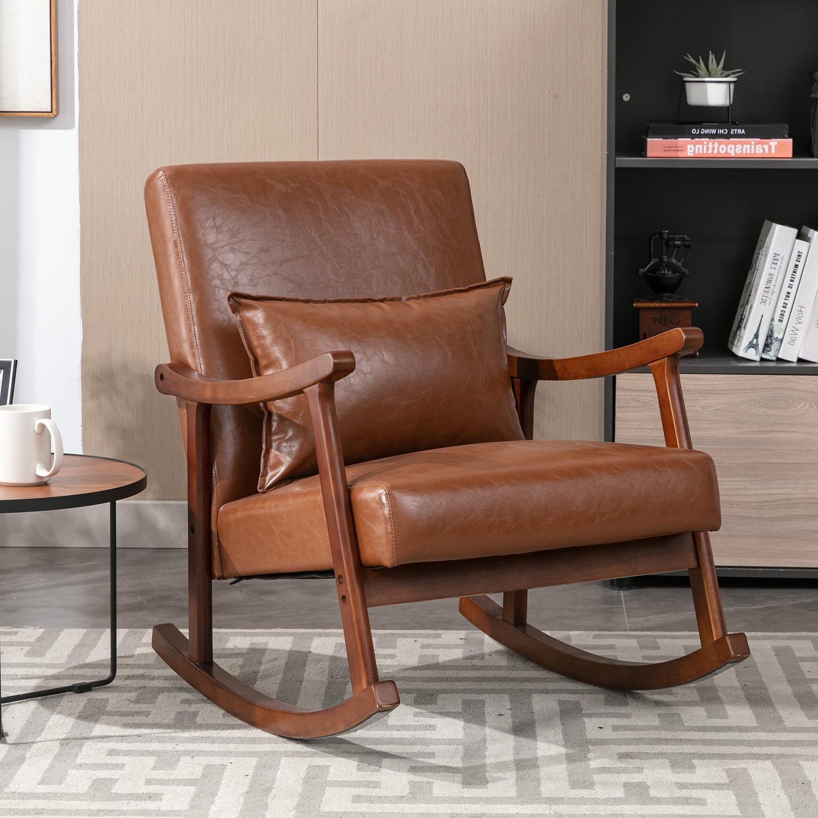 Ebello Rocking Accent Chair , Rocker Glider Arm Chair, Upholstered and