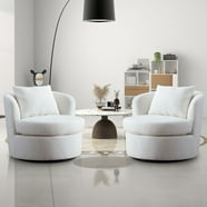 Better Homes & Gardens Mira Swivel Chair, Cream - Walmart.com