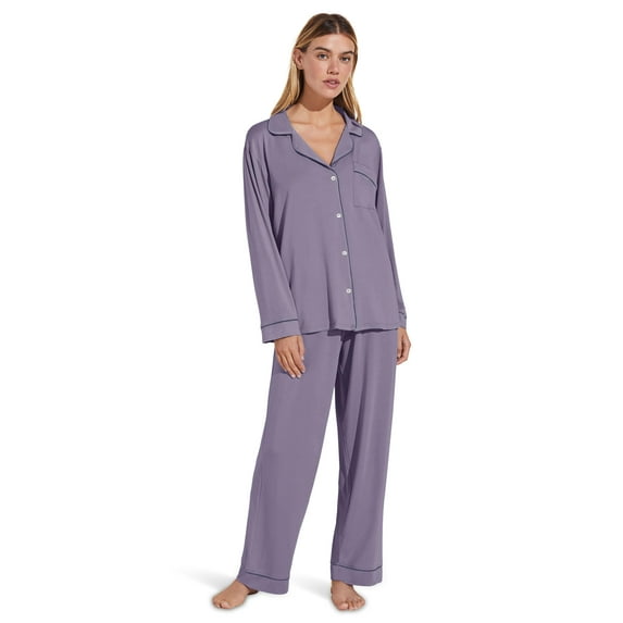 Eberjey Gisele - PJ Set (Womens, Delphinium/Nightshadow Blue, SM)