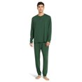 thumbnail image 1 of Eberjey Henry - The Long PJ Set (Mens, Forest Green, LG), 1 of 2