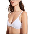 thumbnail image 1 of Eberjey Pima Stretch Cotton Bralette (Womens, White, MD-LG), 1 of 3