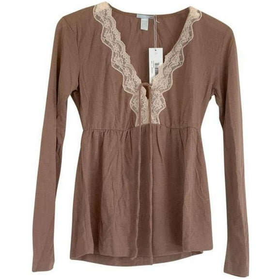 Eberjey Women's Mocha Lady Godiva Tank Top/Cami, Large