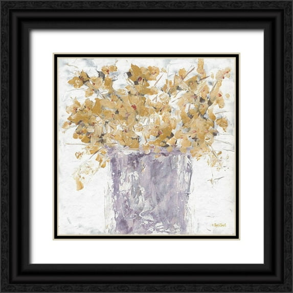 Ebert, Roey 12x12 Black Ornate Wood Framed with Double Matting Museum Art Print Titled - Autumn Golds