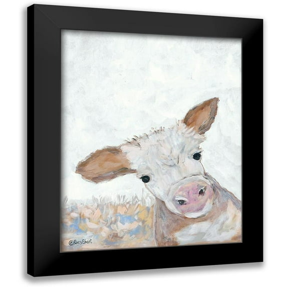 Ebert, Roey 12x14 Black Modern Framed Museum Art Print Titled - Moo
