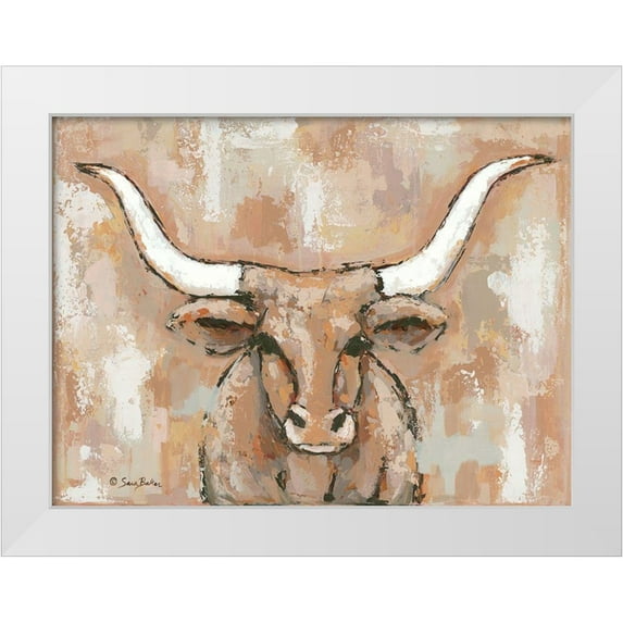 Ebert, Roey 14x12 White Modern Wood Framed Museum Art Print Titled - Cowboy Clyde