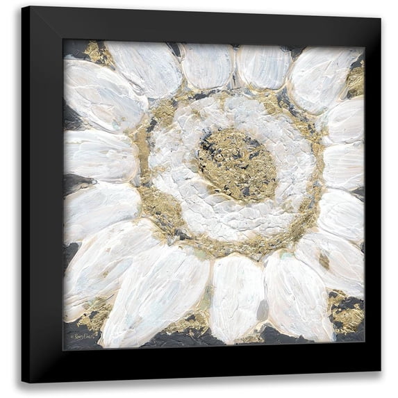 Ebert, Roey 15x15 Black Modern Framed Museum Art Print Titled - Golden Sunflower