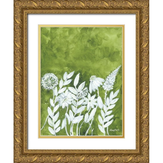 Ebert, Roey 25x32 Gold Ornate Wood Framed with Double Matting Museum Art Print Titled - Freshly Cut-Part 1