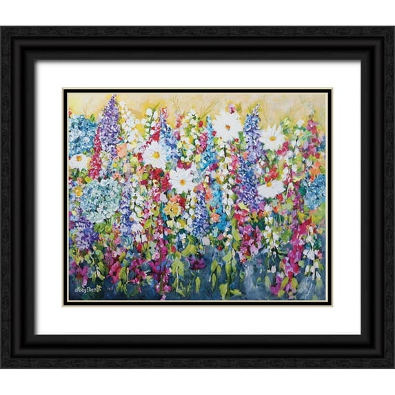 Ebert, Roey 31x26 Black Ornate Wood Framed with Double Matting Museum Art Print Titled - Spring Vibes