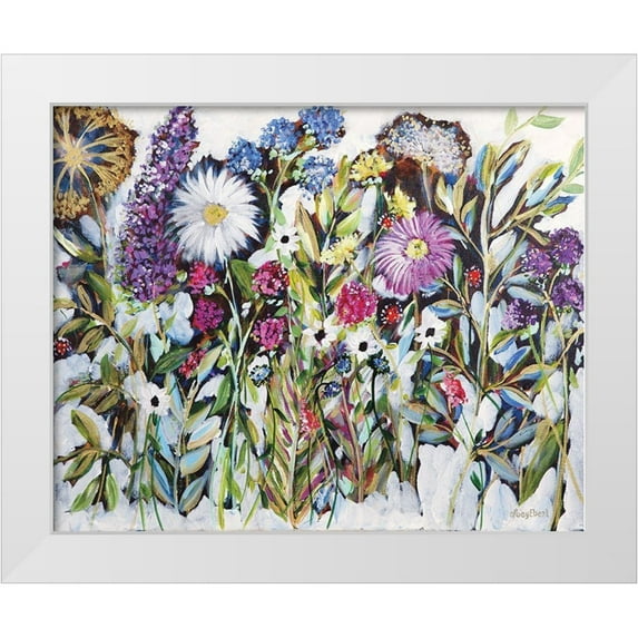 Ebert, Roey 31x26 White Modern Wood Framed Museum Art Print Titled - Storybook Garden