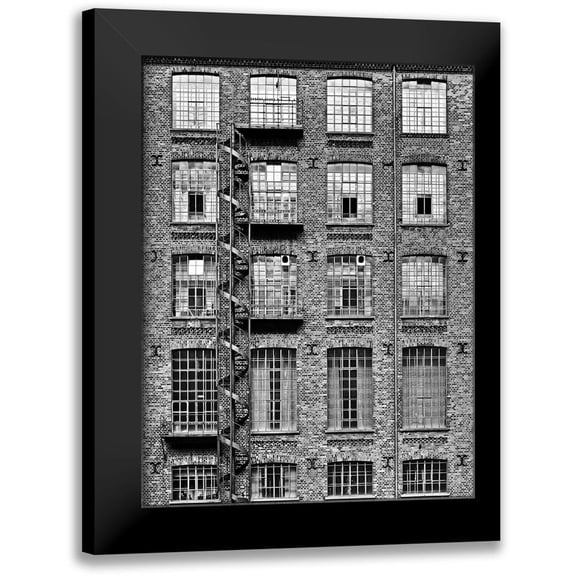 Ebert, Steffen 12x14 Black Modern Framed Museum Art Print Titled - Spiral Staircase /2
