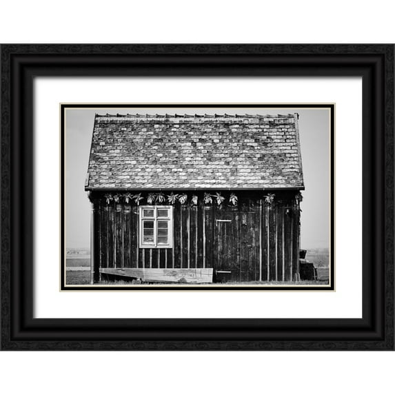 Ebert, Steffen 14x11 Black Ornate Wood Framed with Double Matting Museum Art Print Titled - Old Shed
