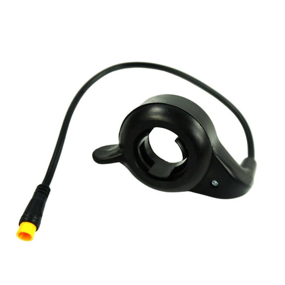 Ebike 3Pin Waterproof Connector Thumb Throttle Compatible Left/Right Hand Adaptation 36V/48V 60V/72V Electric Scooter Bicycle Accessories Motor Finger Throttle