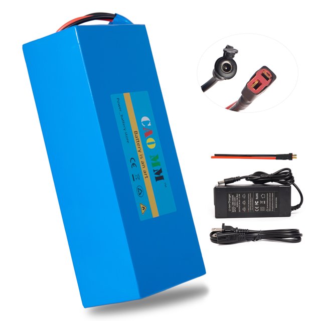 Ebike Battery 48V 14Ah Lithium ion, Builtin 30A BMS, 2A Fast Charger