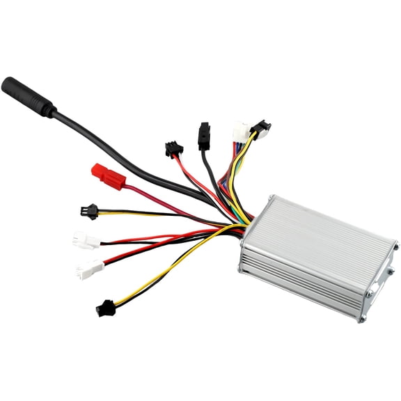 Ebike Controller 36V/48V 6-Fet 15A 250W Jn Controllers For Electric Bicycle Replacement 15A Sm Plug- Cycling Accessories