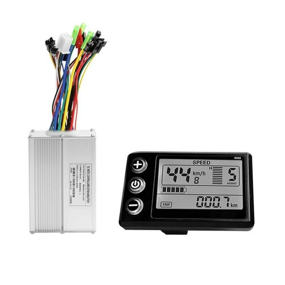 Ebike Conversion Kit 350W/500W Brushless Controller And S866 Lcd Instrumentfor