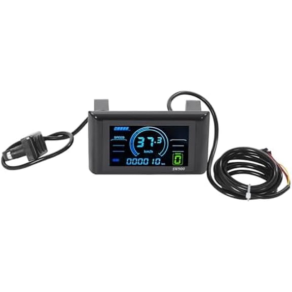 Ebike Display, 36V-72V Colorful Waterproof Cycling Computer with Charging Port for Mobile Devices, Ebike LCD Display$$Other