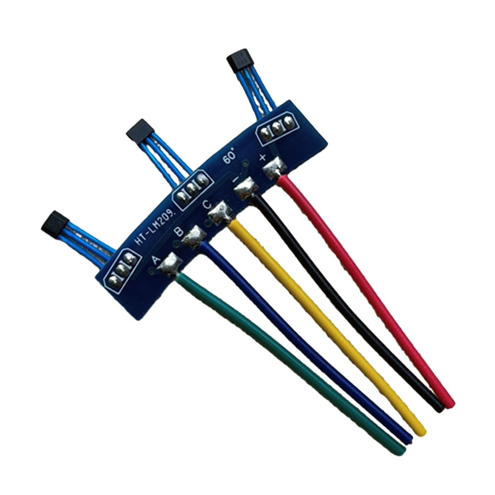Ebike Electric Scooter Hall Sensor 41F 60° PCB Board Cable for 2 wheel