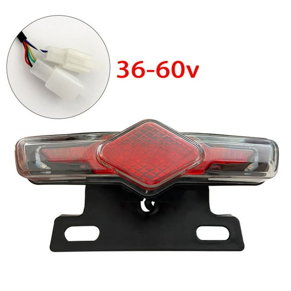 Ebike Electric Vehicle Taillights 12V36V48V60V 3-In-1 Rear Taillights Brake