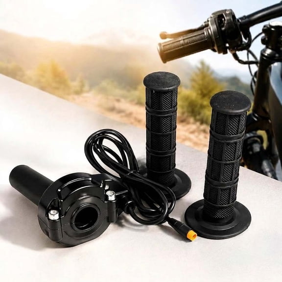 Ebike Full Twist Throttle, 3 Pin Waterproof Throttles Grip Kit Compatible Fit for Lectric XP4, Macfox X1, HappyRun and Freego