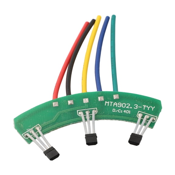 Ebike Hall Sensor PCB with Cable for 3 Wheel Electric Bicycle Motor 500-2000W for 4601 Sine Wave Motor Electric Vehicle Component Replacement Part