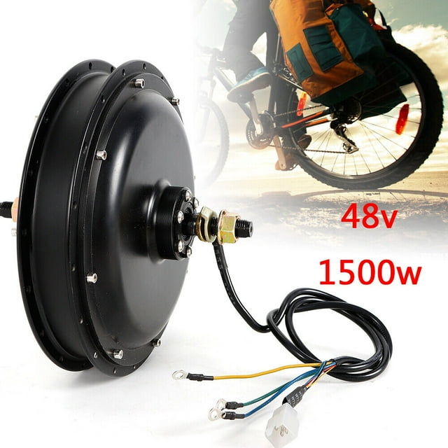 Ebike Hub Motor 1500W EBike Conversion Kit Hub Rear Wheel Motor 500RPM