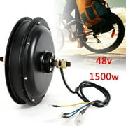 Ebike Hub Motor 1500W E-Bike Conversion Kit Hub Rear Wheel Motor 500RPM 48V