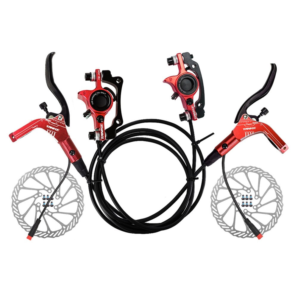 Ebike Hydraulic Disc Brake Set Electric Bicycle Cut Off Brake Lever With Rotor