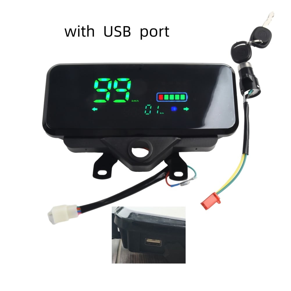Ebike LCD Display Motor Speedmeter Screen For 48-72V Electric Bike Scooter I4129832131