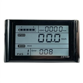 Ebike SW900 LCD Display Control Electric Bicycle Speed Meter Waterproof Plug Record Instrument Control/Setting 24-72V