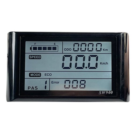 Ebike SW900 LCD Display Control Electric Bicycle Speed Meter Waterproof Plug Record Instrument Control/Setting 24-72V