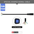 thumbnail image 1 of Ebike Shaped Connector 4 Pin Cable Waterproof Connector Signal line, 1 of 5
