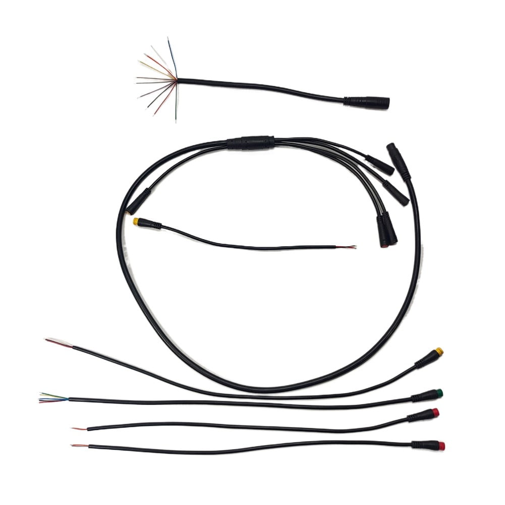 Ebike Waterproof Connector Cable Electric Bicycle 1 To 5 Integration