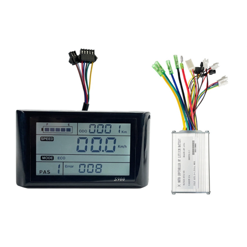 Ebike for JN 15A Square Wave with Light Controller S900 Display for 36V