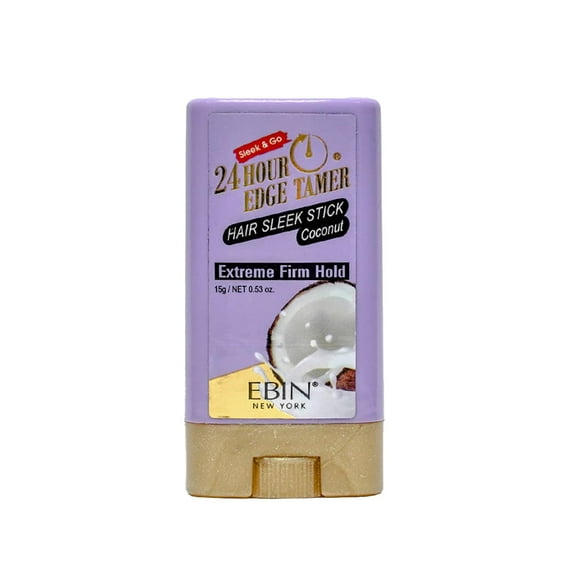 Ebin New York 24 Hour Edge Tamer Hair Wax Sleek Stick, Coconut 0.53oz