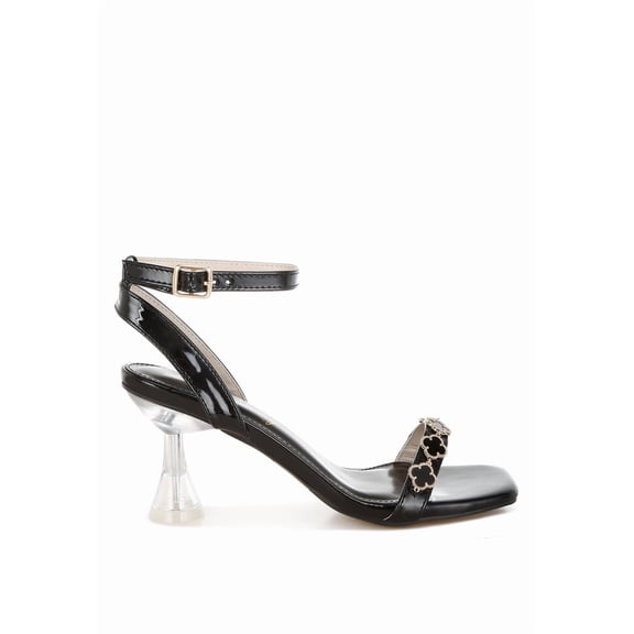 London Rag Ebina Charm Detail  Womens Spool Heels