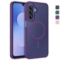 thumbnail image 1 of Ebizware for Samsung Galaxy A17 5G Case Shockproof Magnetic Protective Cell Phone Case for Galaxy A17 5G, Compatible with MagSafe Military Grade Drop Protection Rugged Slim TPU Cover - Purple, 1 of 11