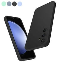 Ebizware Samsung Galaxy S23 FE 5G Case, Liquid Silicone Phone Case Shockproof Full Body Protective Rugged Rubber Cover for Galaxy S23 FE 5G 2023 6.4" (Black)