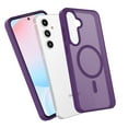 thumbnail image 1 of Ebizware for Samsung Galaxy S25 FE Case Shockproof Magnetic Protective Cell Phone Case for Galaxy S25 FE, Compatible with MagSafe Military Grade Drop Protection Rugged Slim TPU Cover - Purple, 1 of 7