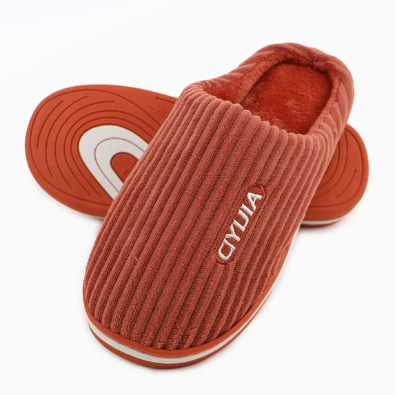 Ebizware Women's Slippers, Memory Foam House Slippers for Women, Cozy Slip-on Indoor Outdoor House Shoes Size 6.5/7