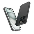 thumbnail image 1 of Ebizware for iPhone 15 Plus Phone Case, Liquid Silicone Case Cover for Apple iphone 15 Plus, Shockproof Full-Body Protective Case Cover with Microfiber Lining (Black), 1 of 8