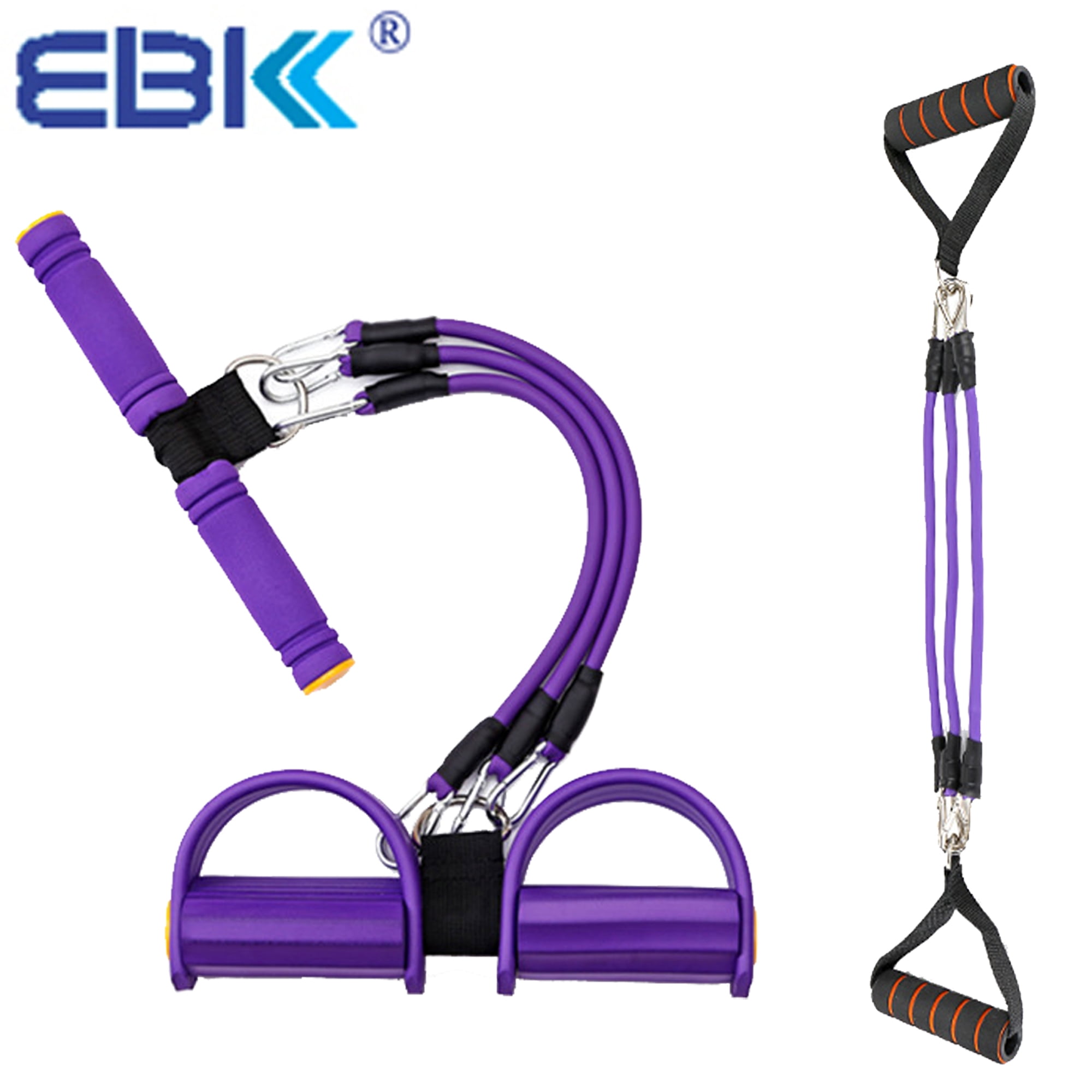 Ebk Trading Fitness Sit-up Exercise Equipment chest expander Resistance Bands for Home Gym Yoga Workout Multifunction Arm chest Leg Exercise Abdominal Training