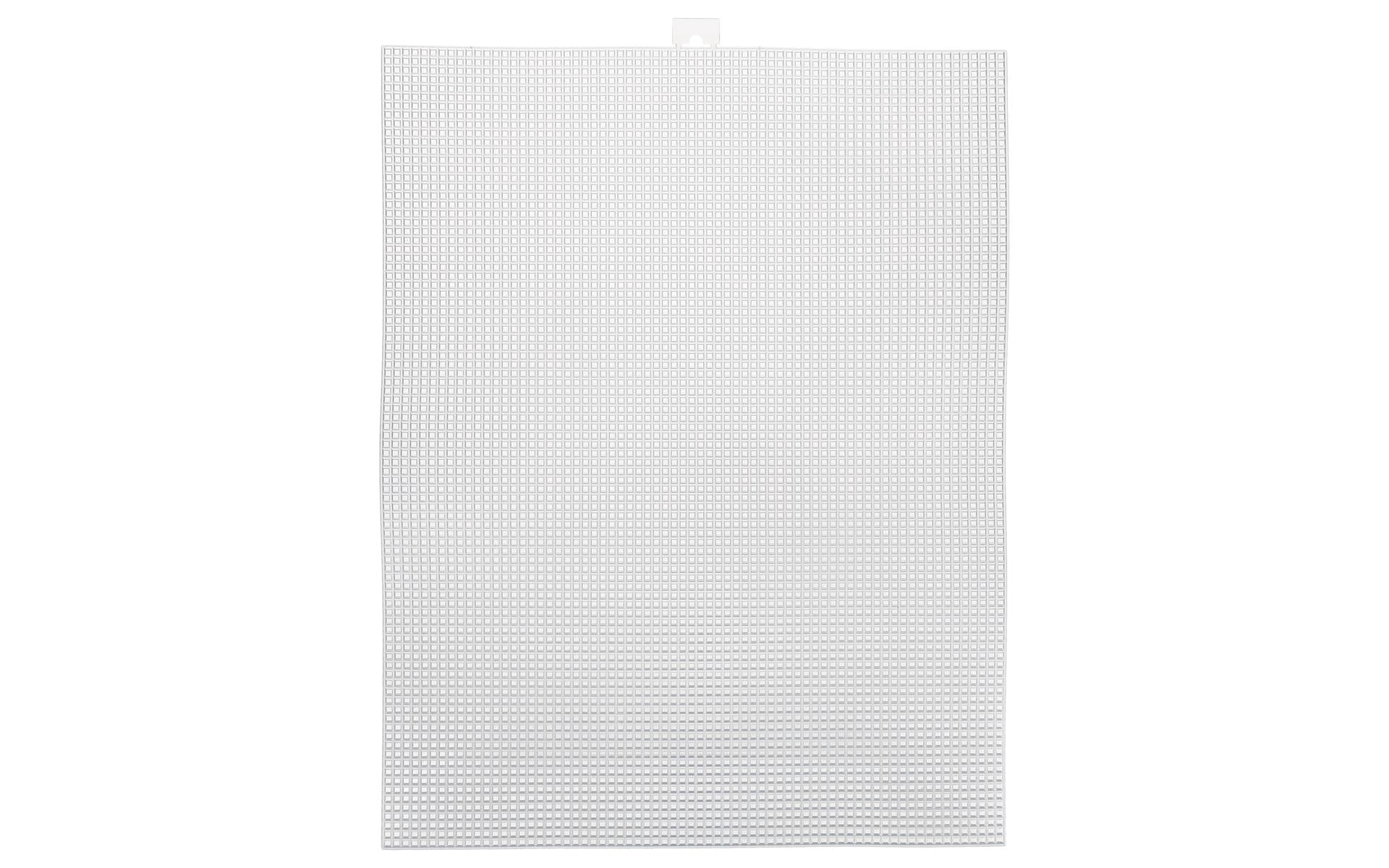 Essentials by Leisure Arts Plastic Canvas Size 7 Mesh, 10.5 x 13.5 in, Clear, 10 Pack - Needlework Canvas Sheets for Crafts, Plastic Grid for Embroidery and DIY Projects