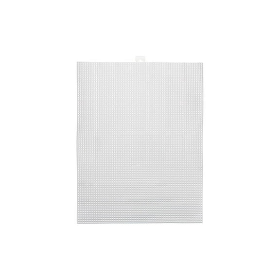 Essentials by Leisure Arts Plastic Canvas Size 7 Mesh, 10.5 x 13.5 in, Clear, 10 Pack - Needlework Canvas Sheets for Crafts, Plastic Grid for Embroidery and DIY Projects